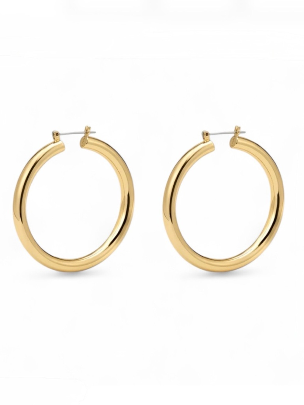 NEW LUV AJ Gold Amalfi Hoops